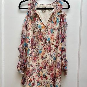 Haute Hippie Cold Shoulder Mini Dress - NEVER BEEN WORN